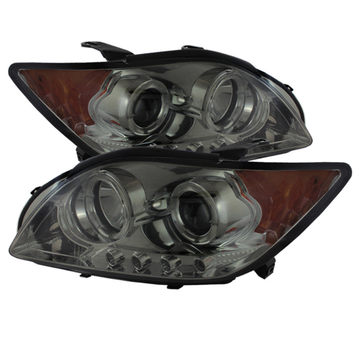 Spyder Scion TC 08-10 Projector Headlights LED Halo -Replaceable LEDs Smke PRO-YD-TTC08-HL-SM