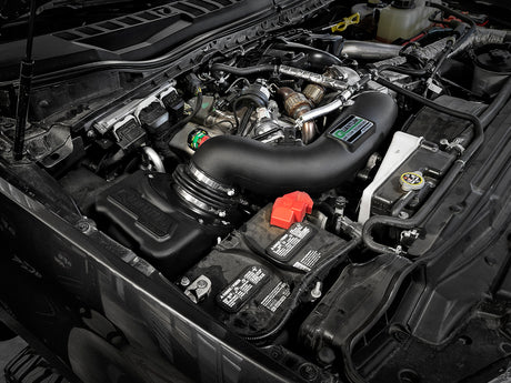 Système d'admission d'air froid aFe Quantum Pro 5R 17-18 Ford Powerstroke V8-6.7L - Huilé