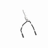Cat-Back MagnaFlow SYS 3,5 pouces à embouts arrière divisés doubles noirs 10-13 Chevy Silverado / GMC Sierra 5,3 L