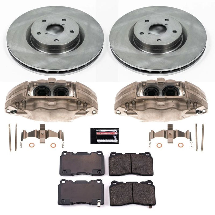 Power Stop 05-14 Subaru Impreza Front Autospecialty Brake Kit w/Calipers