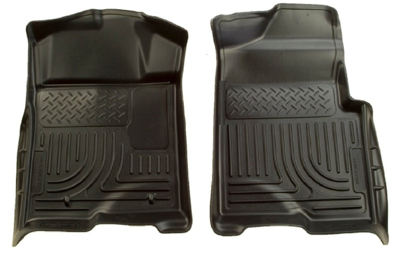 Revêtements de sol noirs Husky Liners 09-12 pour Ford F-150 Regular/Super/Super Crew Cab WeatherBeater