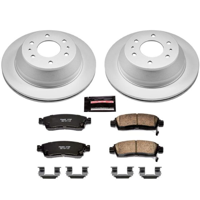 Kit de freins arrière Power Stop 04-07 Buick Rainier Z17 Evolution Geomet avec revêtement