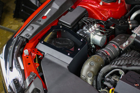 Prise d'air de performance Mishimoto 2022+ Subaru WRX - Filtre huilé - Micro-Wrinkle Black