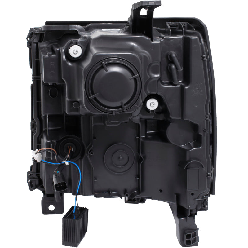 ANZO 16-17 Chevy Silverado 1500 Prjctr. Phare style planche avec ambre (fonctionne uniquement avec camion équipé HID)