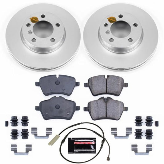 Power Stop 11-16 Mini Cooper Countryman Front Z23 Evolution Sport Coated Brake Kit