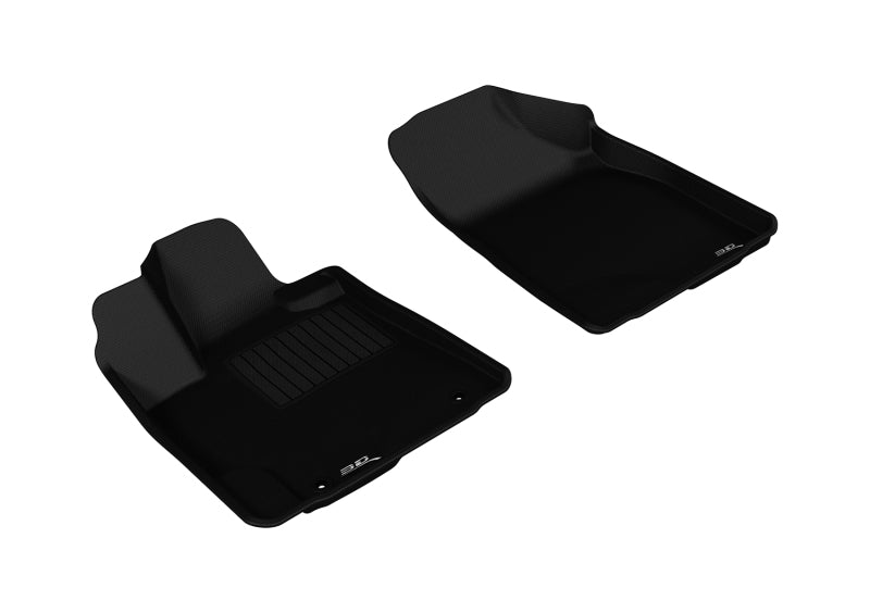 Tapis de sol 3D MAXpider 2008-2013 Toyota Highlander Hybrid Kagu 1ère rangée - Noir