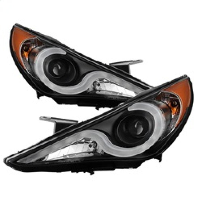 Projecteur Spyder Hyundai Sonata 11-13 Verson 2 - Barre lumineuse DRL Blk PRO-YD-HYSON11V2-LBDRL-BK