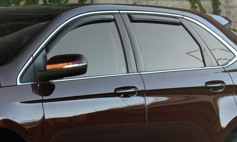 AVS 06-10 Jeep Commander Ventvisor In-Channel Front & Rear Window Deflectors 4pc - Smoke