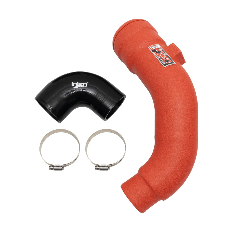 Tuyauterie côté froid de refroidisseur intermédiaire rouge Injen 17-22 Ford F250/F/350/F-450/F-550 V8-6.7L Turbo Diesel Wrnkl