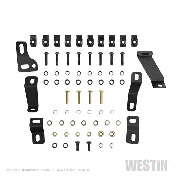 Garde-boue intérieur Westin 18-20 Jeep Wrangler JK - Arrière - Noir texturé