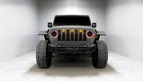 Phares à DEL haute puissance Oracle Jeep Wrangler JL/Gladiator JT 7 po (paire) - Dynamique VOIR LA GARANTIE