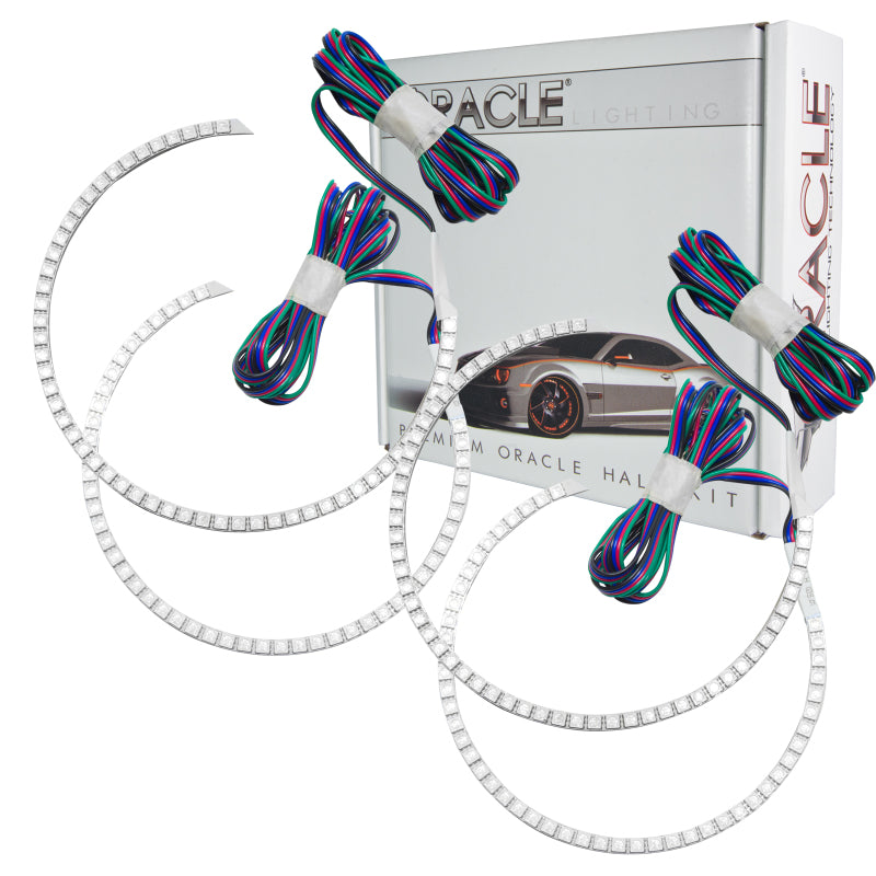 Oracle Ford F250/350 11-16 Halo Kit (Round Ring Design) - ColorSHIFT w/ Simple Cntrl