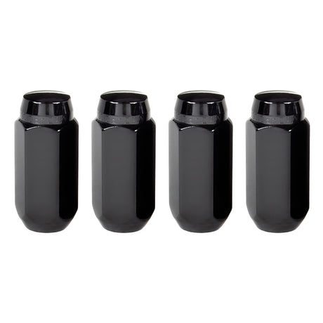 Écrou de roue hexagonal McGard (siège conique) M14X1,5 / 22 mm hexagonal / 1,945 po de longueur (paquet de 4) - Noir