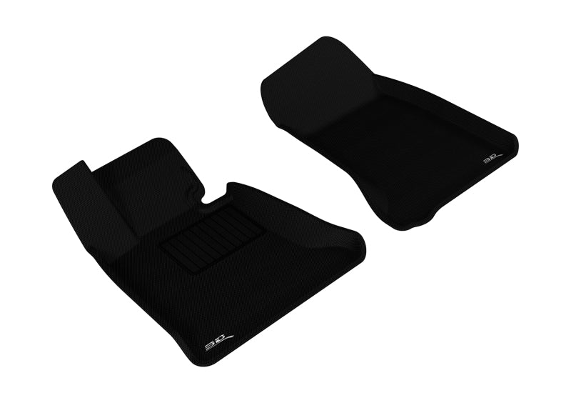 Tapis de sol 3D MAXpider 2004-2010 pour BMW Série 5 E60 Kagu 1ère rangée - Noir