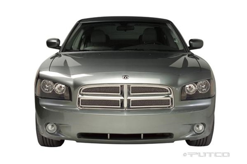 Putco 05-09 Dodge Charger – Grilles de remplacement en maille liquide