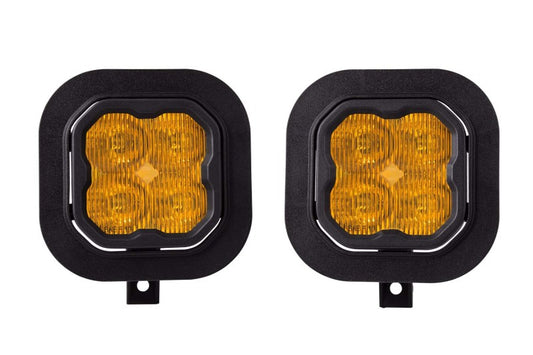 Diode Dynamics SS3 LED Pod Max Type SD Kit - Yellow SAE Fog