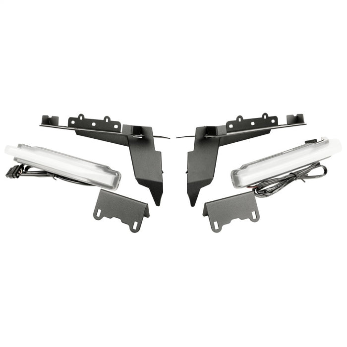 Supports de garde-boue avant Rugged Ridge Chop pour Jeep Wrangler JL/JT Rubicon 18-21 avec feux de jour