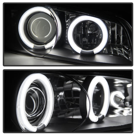 Phares de projecteur Spyder Pontiac Grand Prix 97-03 CCFL Halo Blk Low H1 PRO-YD-PGP97-1PC-CCFL-BK