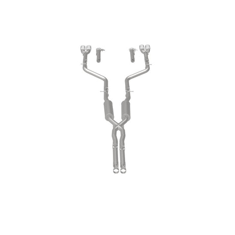 Cat-Back MagnaFlow, SS, 2,5 po, embout arrière divisé en quatre parties de 3,5 po, Dodge Challenger R/T 5,7 L 2015