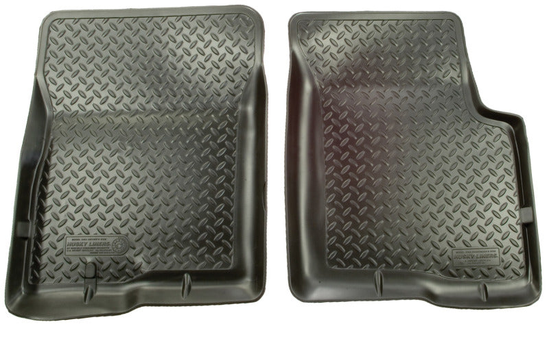 Revêtements de sol noirs de style classique Husky Liners 98-04 pour Nissan Frontier/XTerra