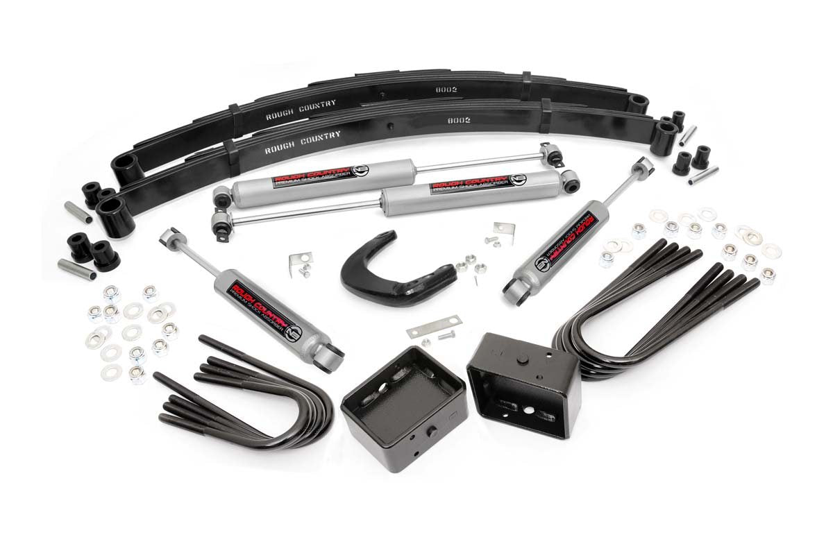 4 Inch Lift Kit | Rear Blocks | Chevy/GMC 3/4-Ton Suburban/C25/K25 Truck (73-76)