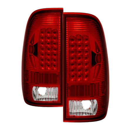 Feux arrière LED Xtune Ford F150 Styleside 97-03 Super Duty 99-07 Fumée rouge ALT-ON-FF15097-LED-RC