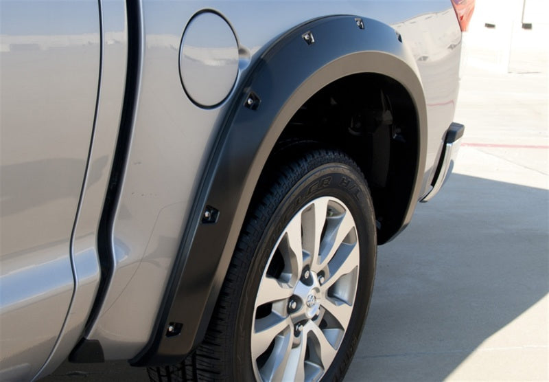 Lund 07-13 Toyota Tundra RX-Rivet Style Textured Elite Series Fender Flares - Black (2 Pc.)