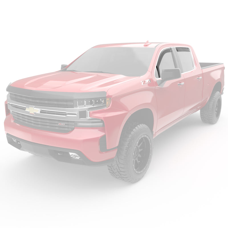 Pare-soleils de fenêtre EGR 2019 Chevy 1500 Double Cab - Mat