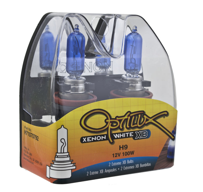 Hella Optilux H9 12V/100W XB Xenon White Bulb (pair)