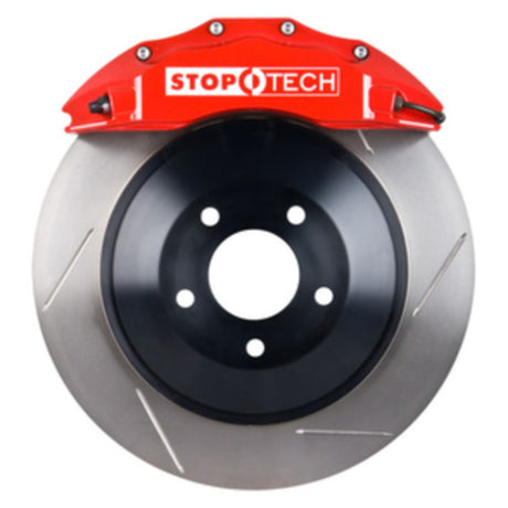 Freins avant StopTech 08-13 Toyota Land Cruiser BBK avec étriers ST-65 rouges, rotor fendu 380x35 mm