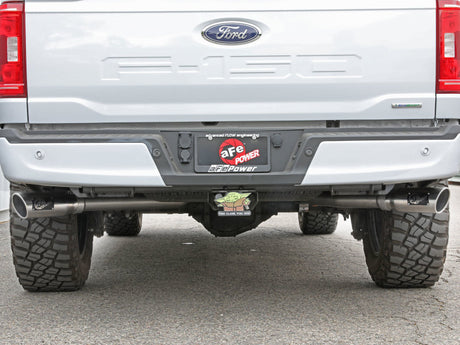 Échappement Cat-Back aFe Gemini XV 3 pouces 304 SS 2021 Ford F-150 V6 2,7 L/3,5 L (tt)/V8 5,0 L avec embouts polis