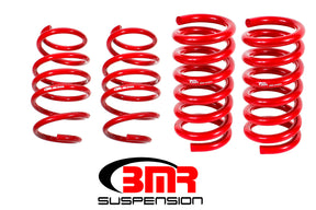 BMR 15-17 S550 Mustang Handling Version Lowering Springs (Set Of 4) - Red BMR Suspension