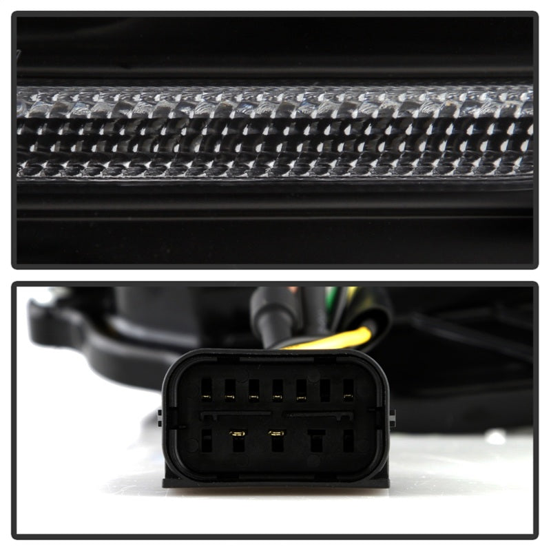 Phares de projecteur halogènes Spyder Mini Cooper 07-12 V2 uniquement - Noir PRO-YD-MC07V2SI-SBLB-BK