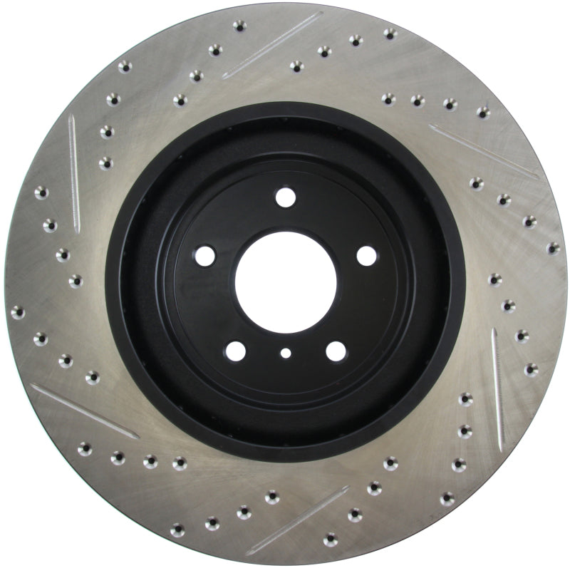 Rotor avant gauche fendu et percé StopTech Infiniti G37 / Nissan 370Z SportStop