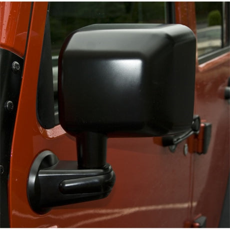 Rétroviseur extérieur Omix noir LH- 07-18 Jeep Wrangler JK