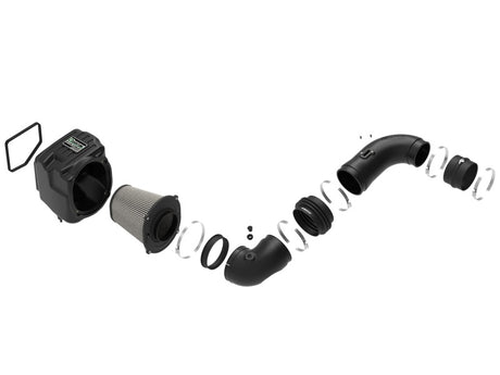 Système d'admission d'air froid aFe Quantum Pro DRY S 08-10 GM/Chevy Duramax V8-6.6L LMM - Sec