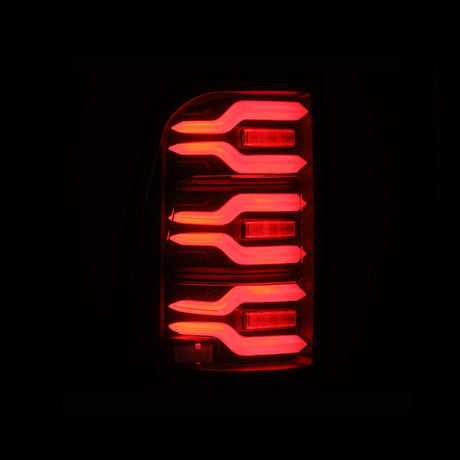 Feux arrière à LED AlphaRex 19-21 Dodge Ram 1500 Luxx-Series noirs avec Activ Light/Seq Signal