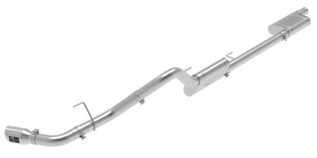 Échappement arrière en acier inoxydable aFe Apollo GT Series 409 pour Jeep Gladiator 3,6 L 2020 - Embout poli