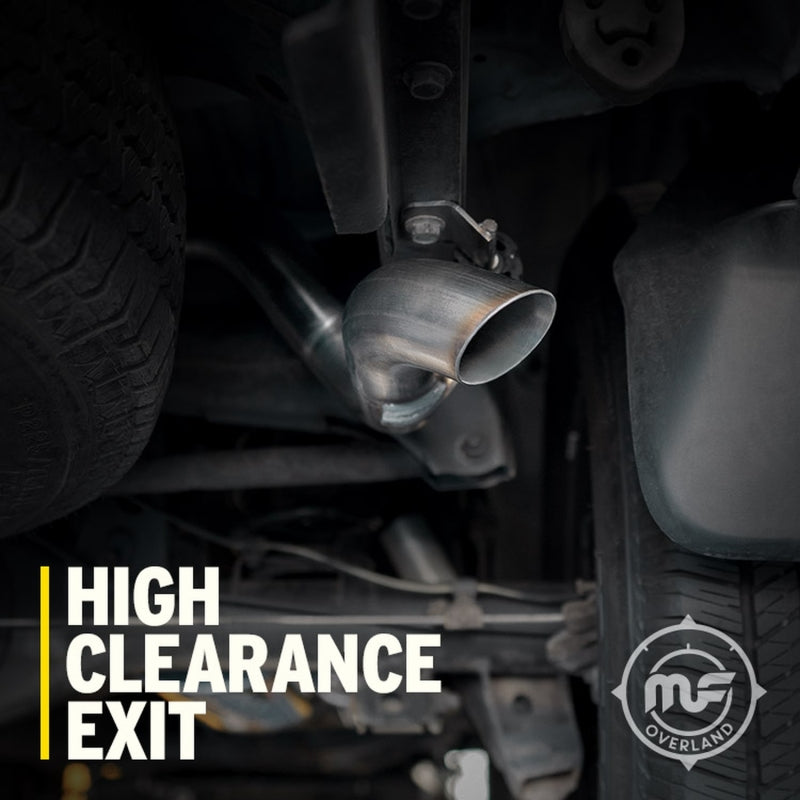 Échappement Cat-Back Overland en acier inoxydable MagnaFlow pour Toyota Tacoma 16-21