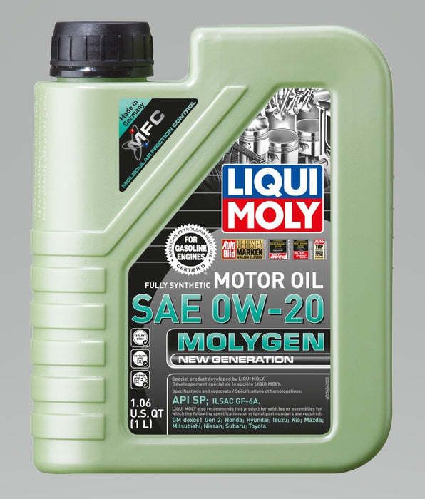 LIQUI MOLY 1L Huile moteur Molygen nouvelle génération SAE 0W20