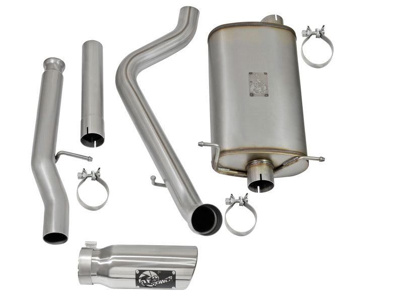 aFe MACHForce XP Exhausts Cat-Back Polished Tips 09-17 GM Silverado 1500 4.3/5.3L RegCab SB/LB