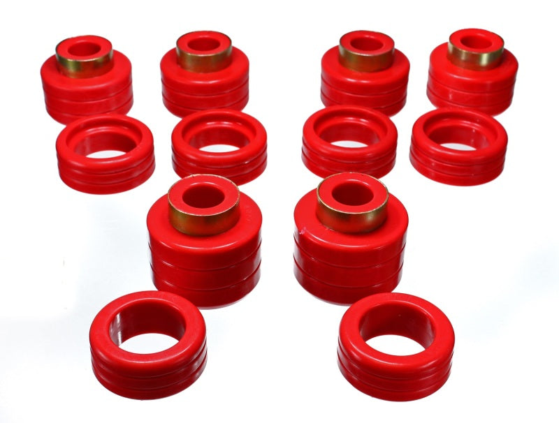 Supports de carrosserie pour camionnettes 2 et 4 roues motrices Energy Suspension - Rouge