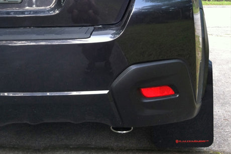 Bavette garde-boue Rally Armor 13-17 Subaru Crosstrek XV noire UR avec logo gris
