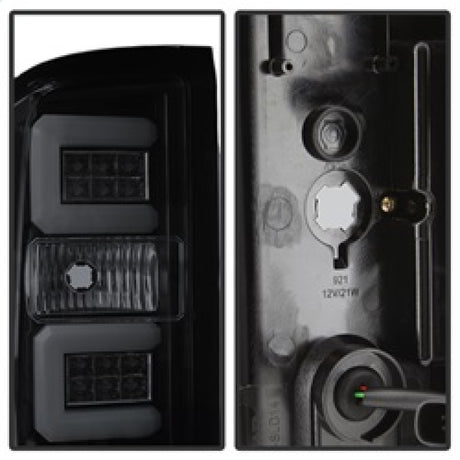 Feux arrière à DEL Spyder Chevy Silverado 16-17 - Fumée noire ALT-YD-CS16-LED-BSM