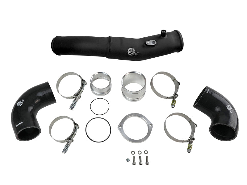 Tube de refroidisseur intermédiaire noir aFe 2020 Toyota Supra 3.0L 3 pouces - Chaud