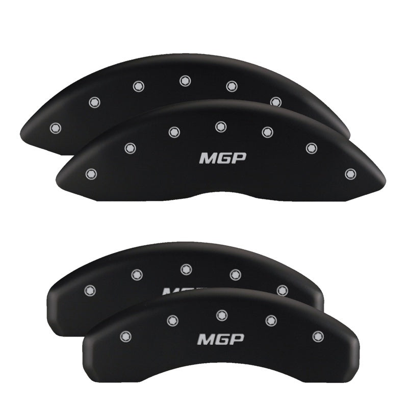 MGP 4 Caliper Covers Engraved Front & Rear MGP Red finish silver ch