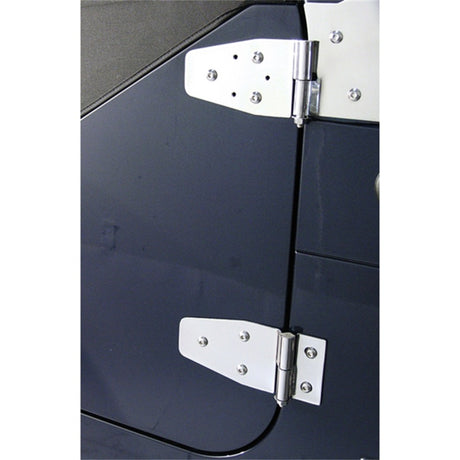 Kit de charnières de porte en acier inoxydable pour Jeep Wrangler YJ 94-95 Rugged Ridge