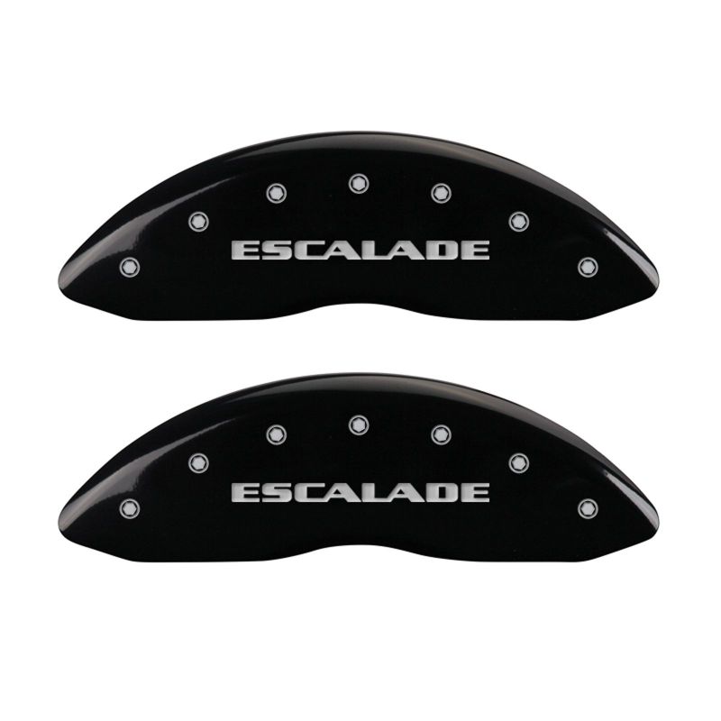 Couvre-étriers MGP 4 gravés avant Escalade gravés arrière EXT finition noire argent ch