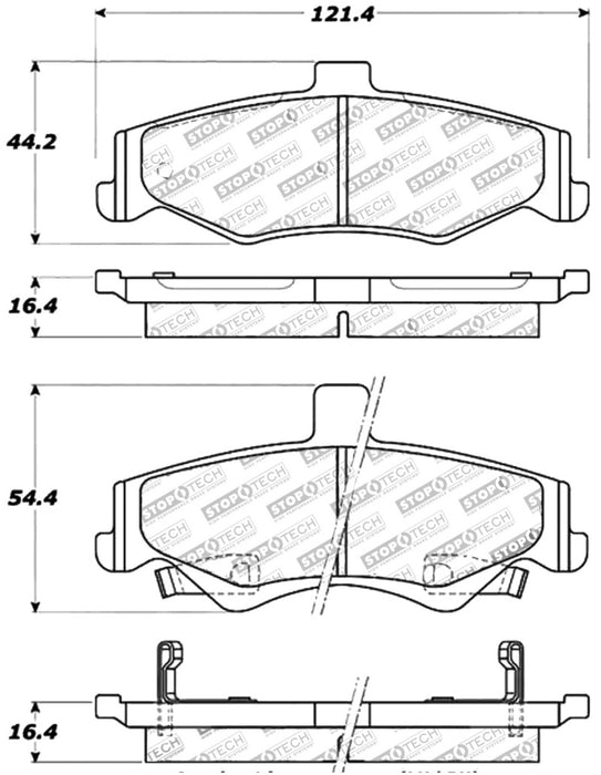 Plaquettes de frein StopTech Performance