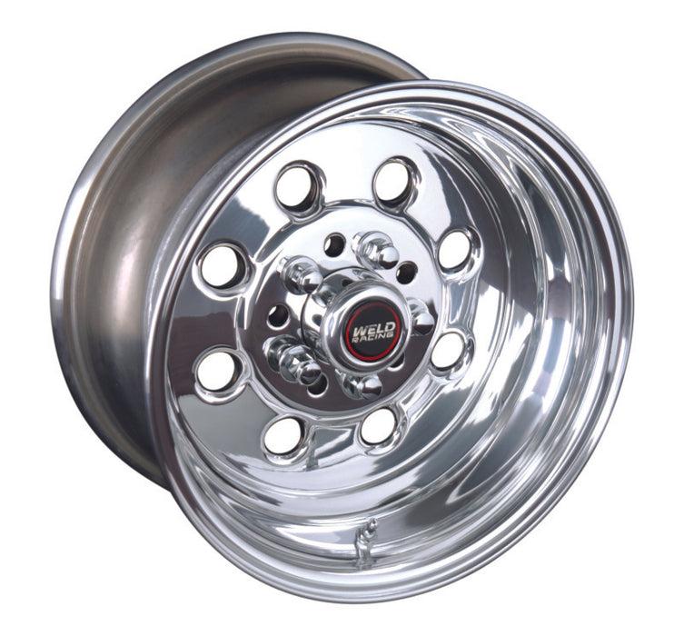 Weld Draglite 15x10 / 5x4.5 & 5x4.75 BP / 5.5in. BS Polished Wheel - Non-Beadlock